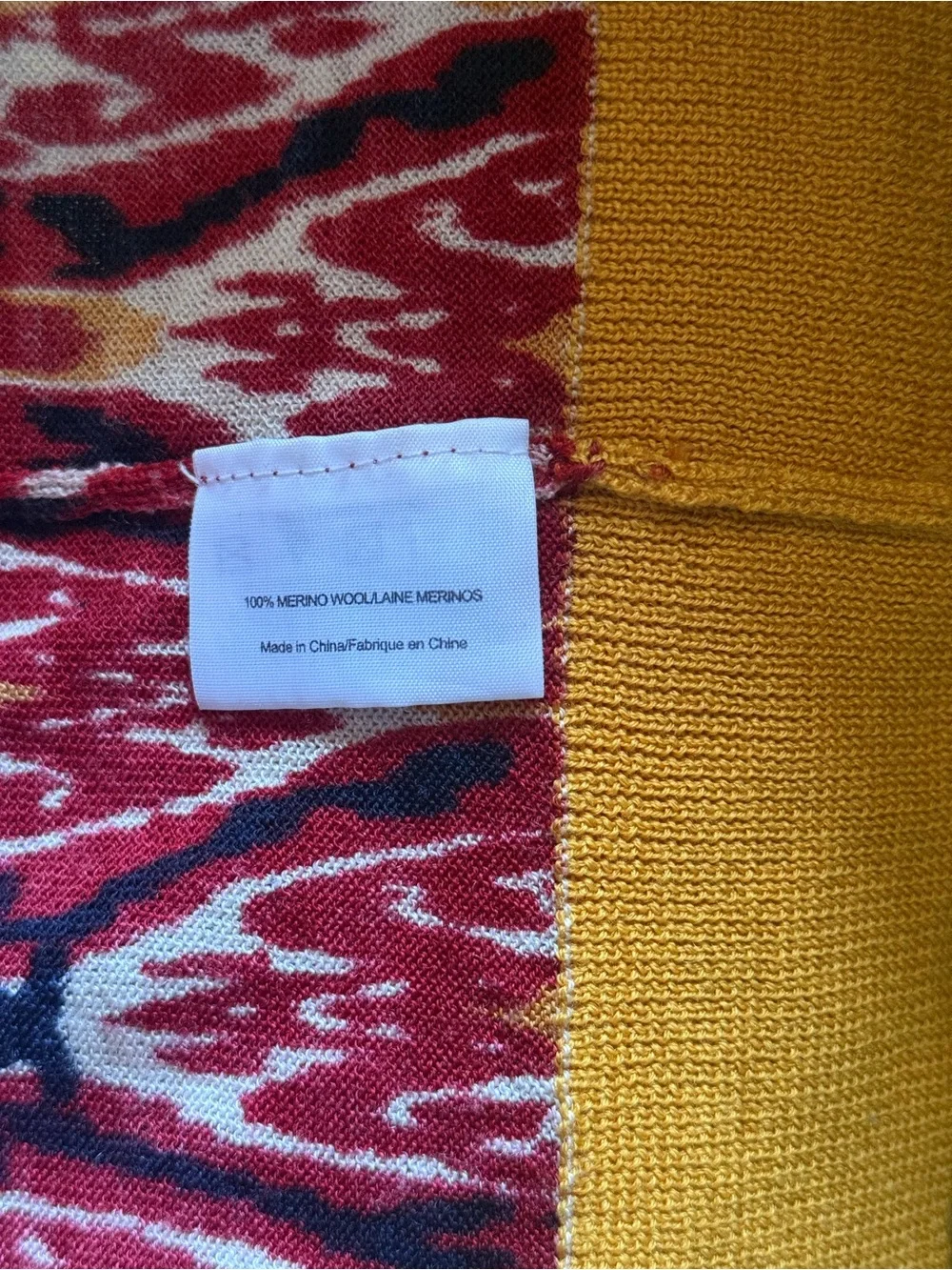 Tory Burch Multicolor Ikat Print Cardigan - merino wool